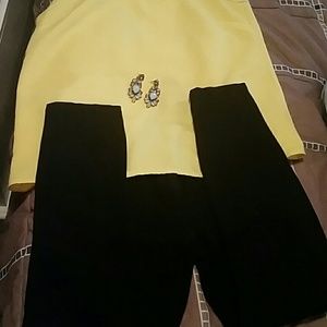 J Crew top/plus Earrings are Included!!!!